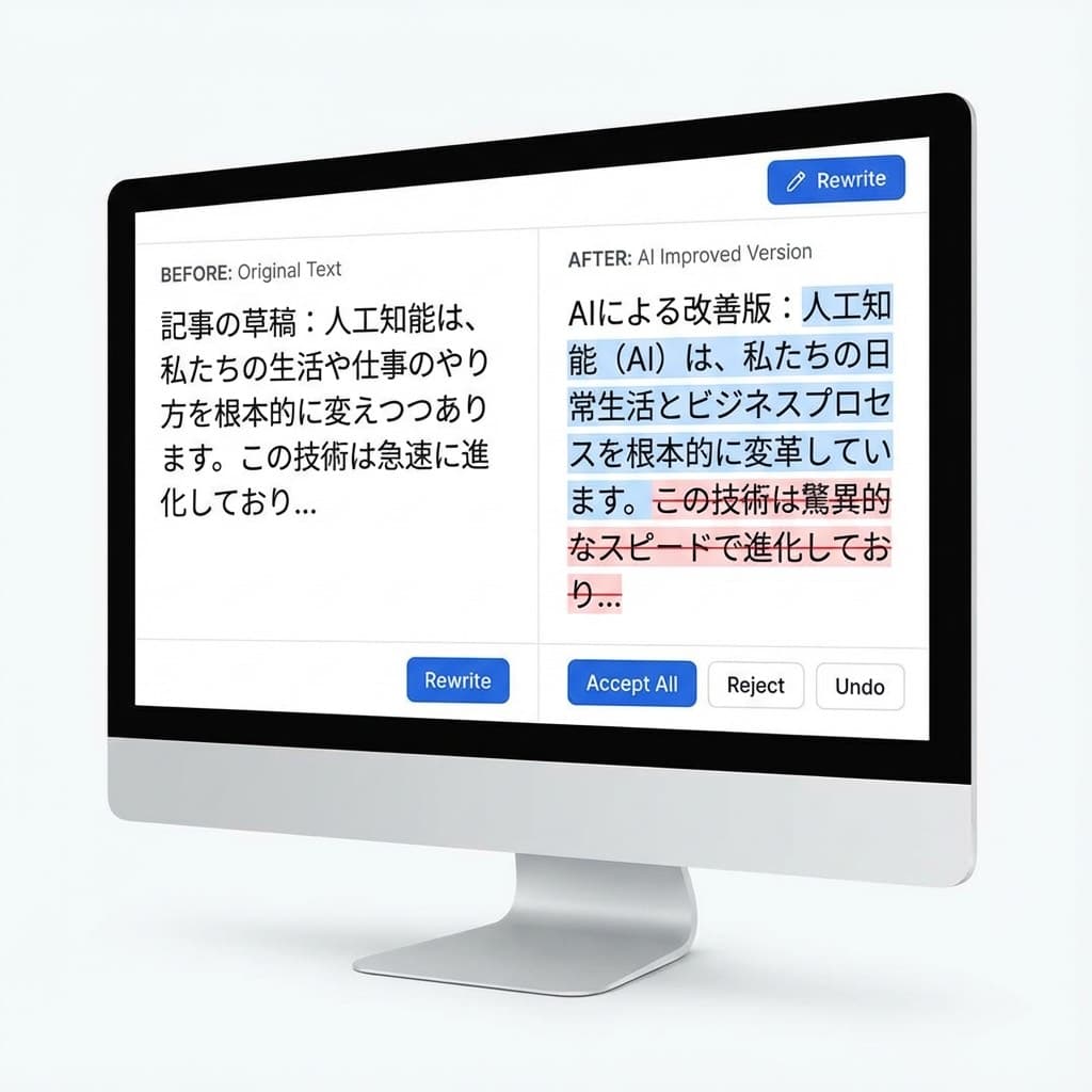 AI自動記事生成機能